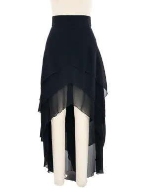 1990s Karl Lagerfeld Layered Chiffon Skirt