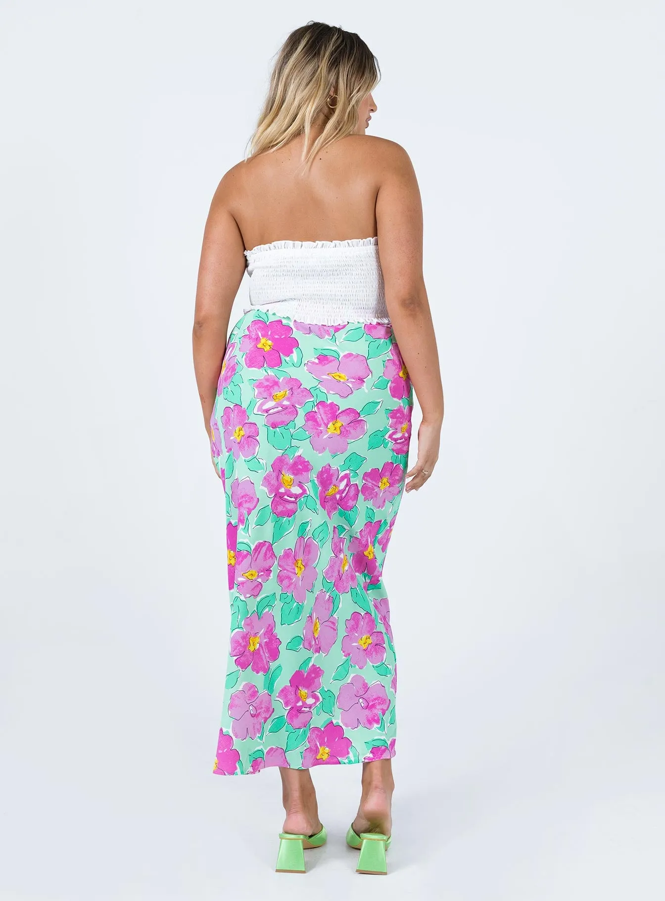 Adah Maxi Skirt Green