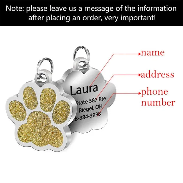 Anti-lost Custom Dog ID Tag Accessories