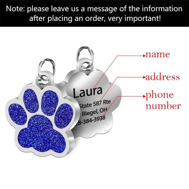 Anti-lost Custom Dog ID Tag Accessories