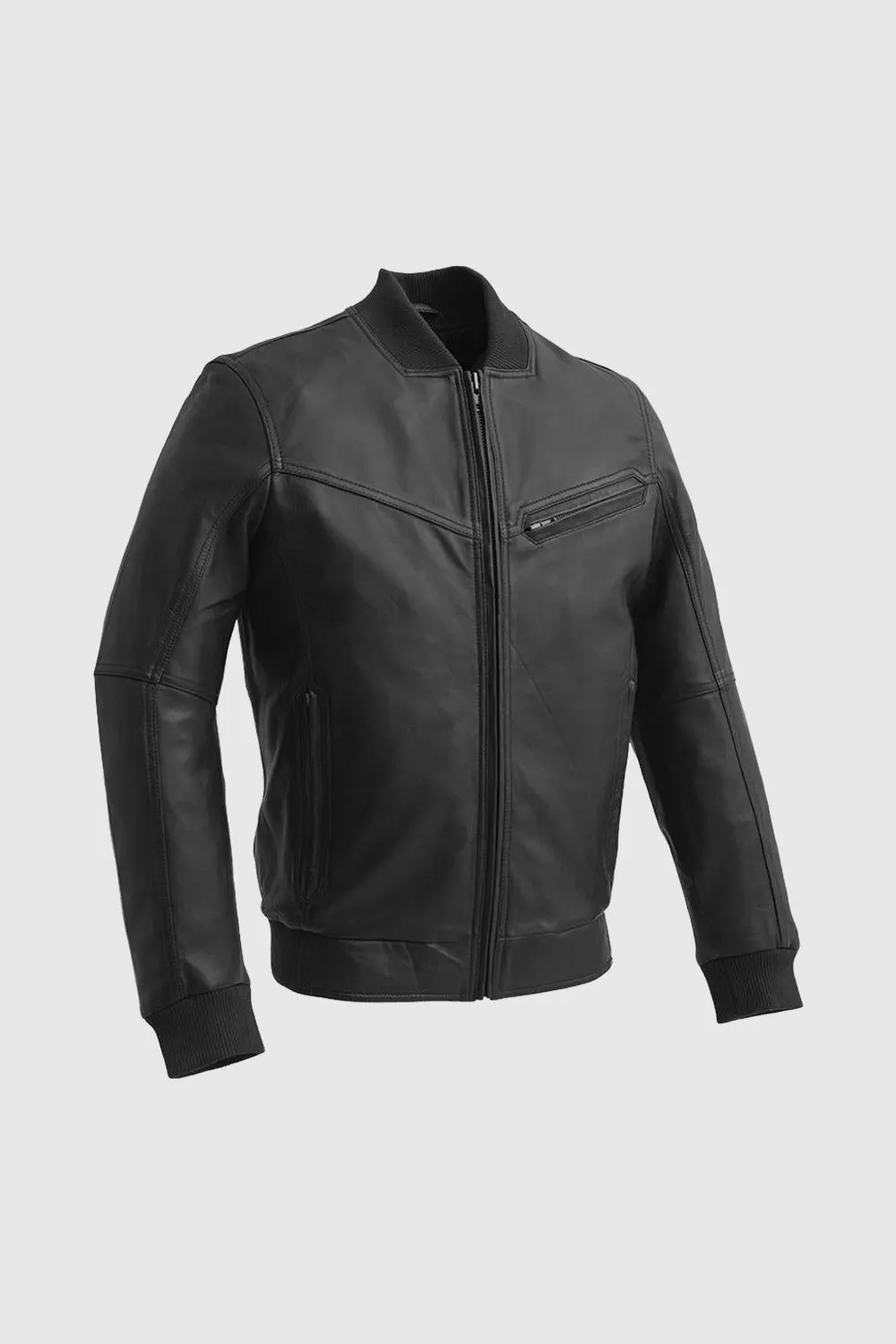 Aviator Mens Bomber Leather Jacket