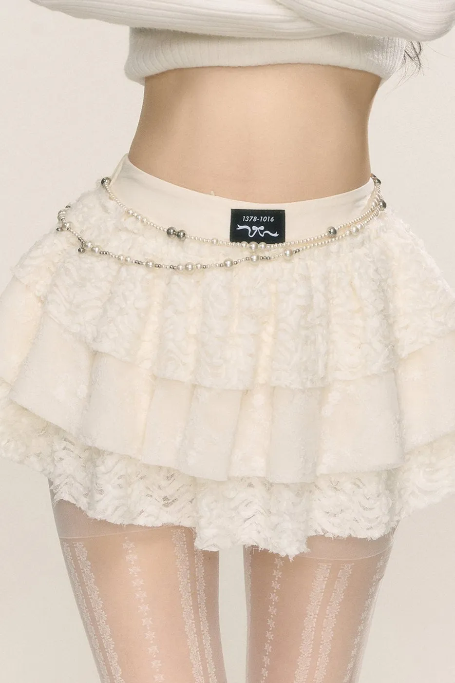 Ballet Lace Layered Skirt