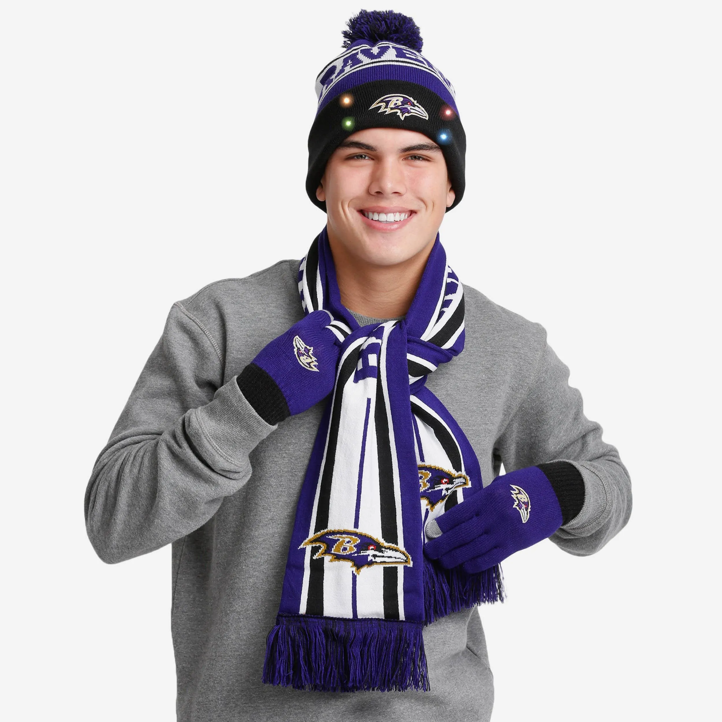 Baltimore Ravens Snow Stealer Cold Weather Set