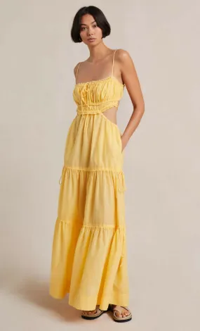 Bec & Bridge Alexandra Tie Maxi Dress in Yellow