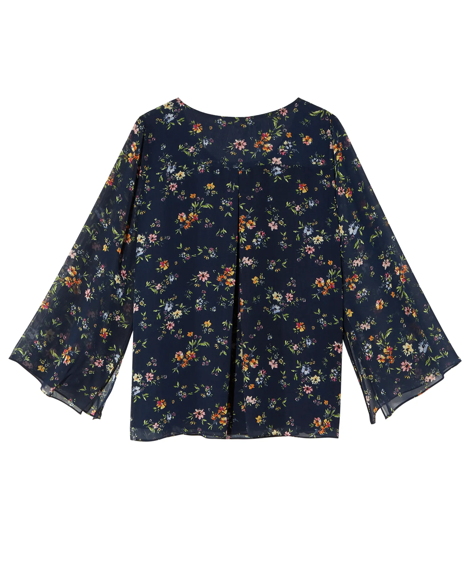 Bella Blouse | Navy / Red