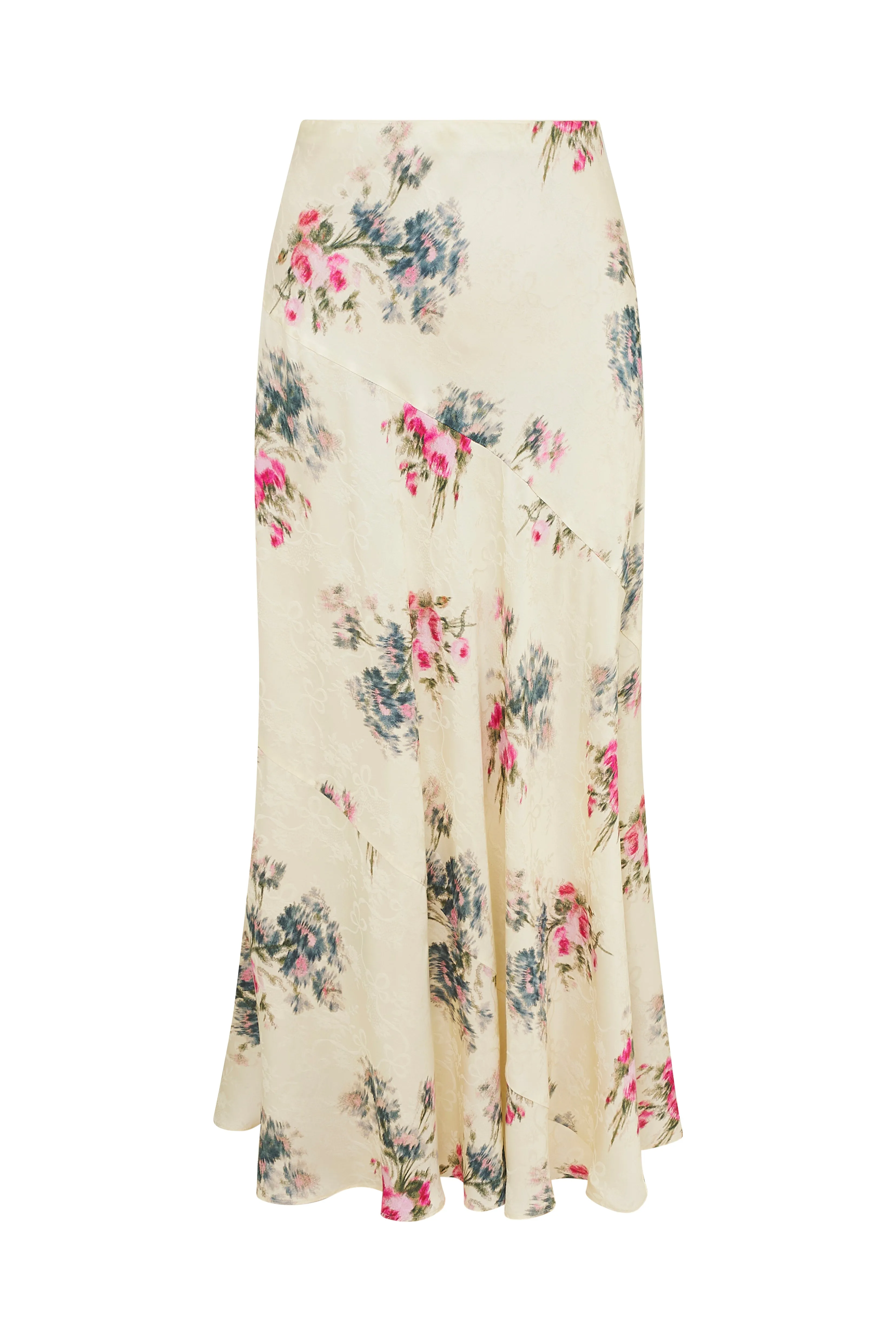 Bertha Silk Floral Maxi Skirt