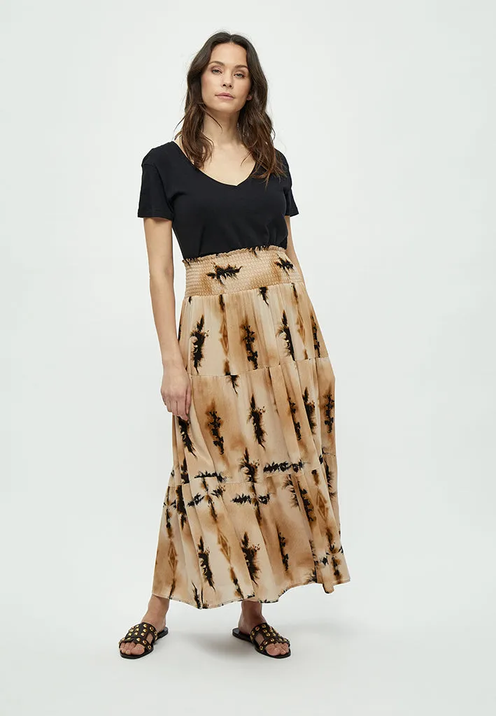 Bina Smock Skirt - Cuban Sand Print