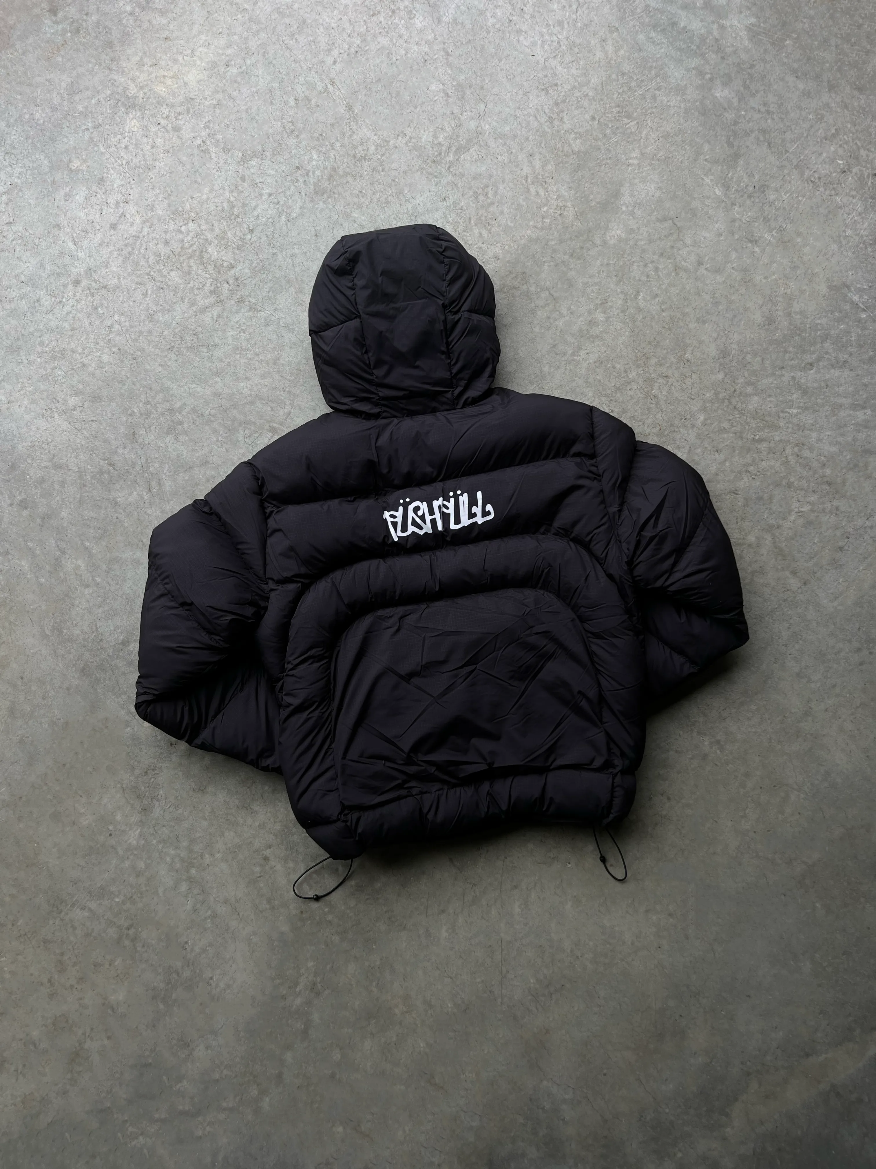 BLACK OUT PUFFER JACKET