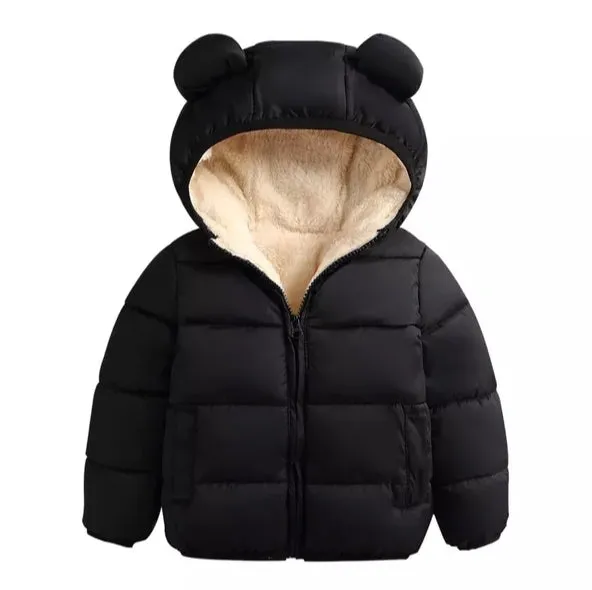 Black Puffer Jacket #1000938