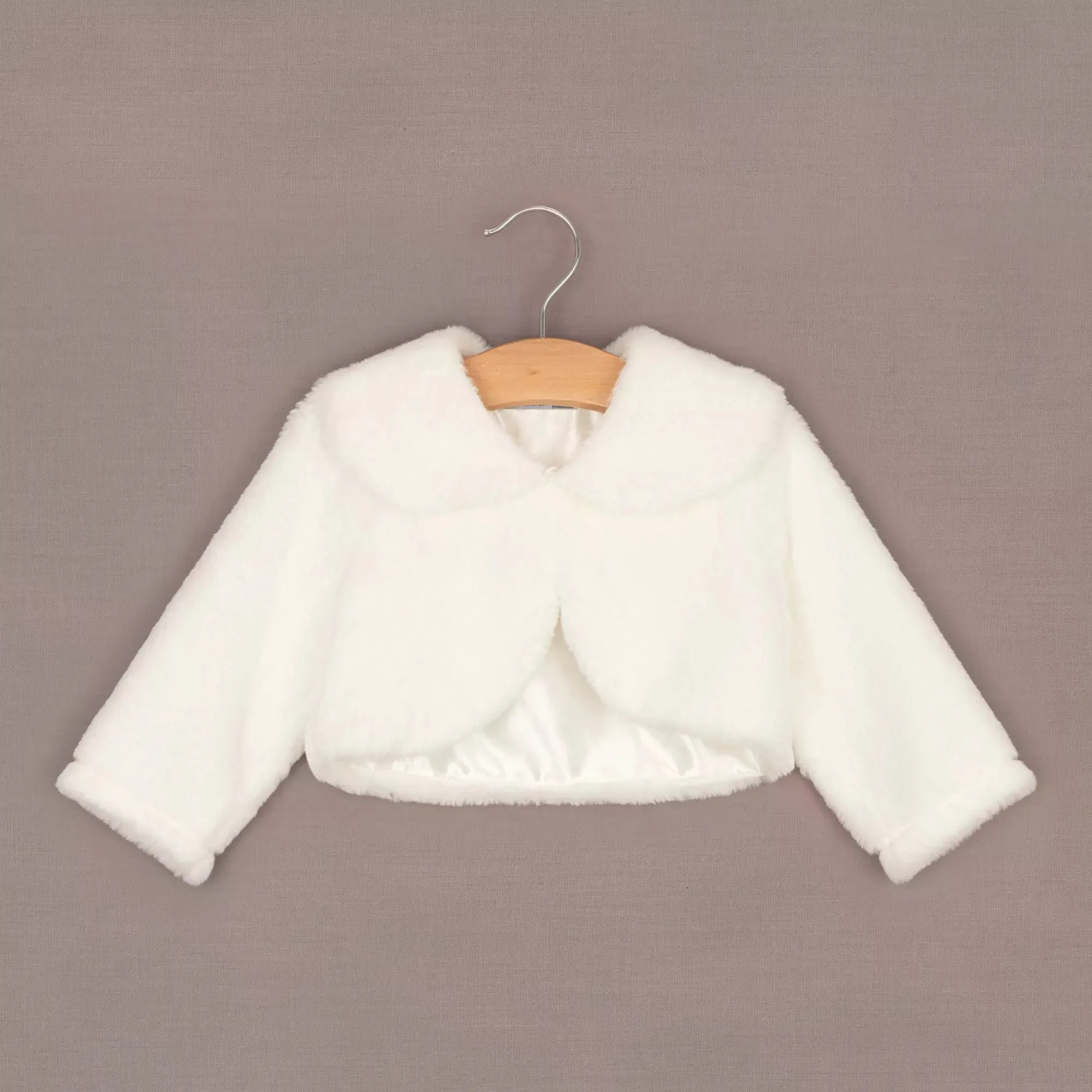 Bolero - Faux Fur with Collar