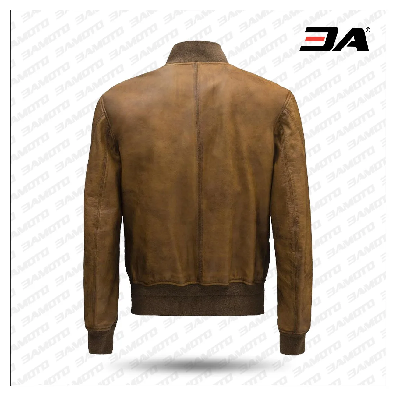 Bomber Brown Fashion Men Leather Jackets