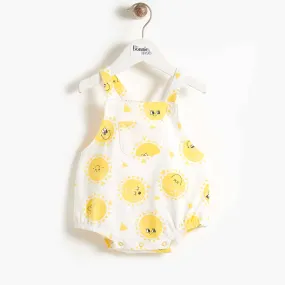 Bonnie Mob Dali Sunshine Printed Bubble Romper