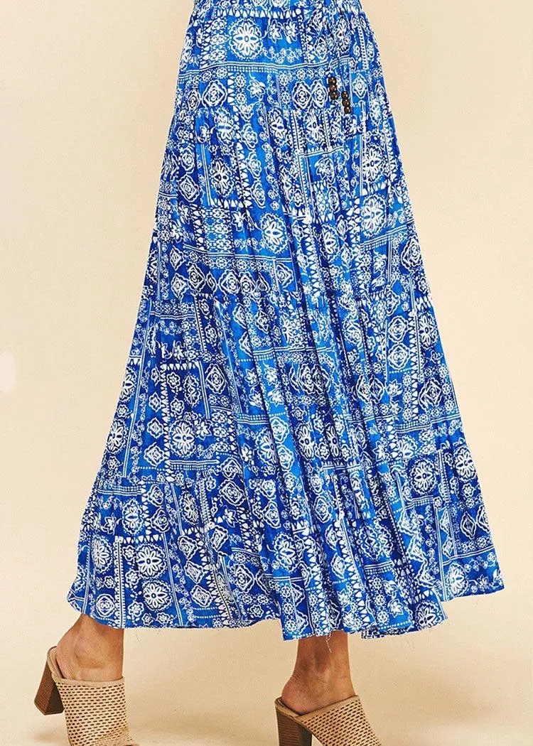 Bora Bora Print Maxi Skirt