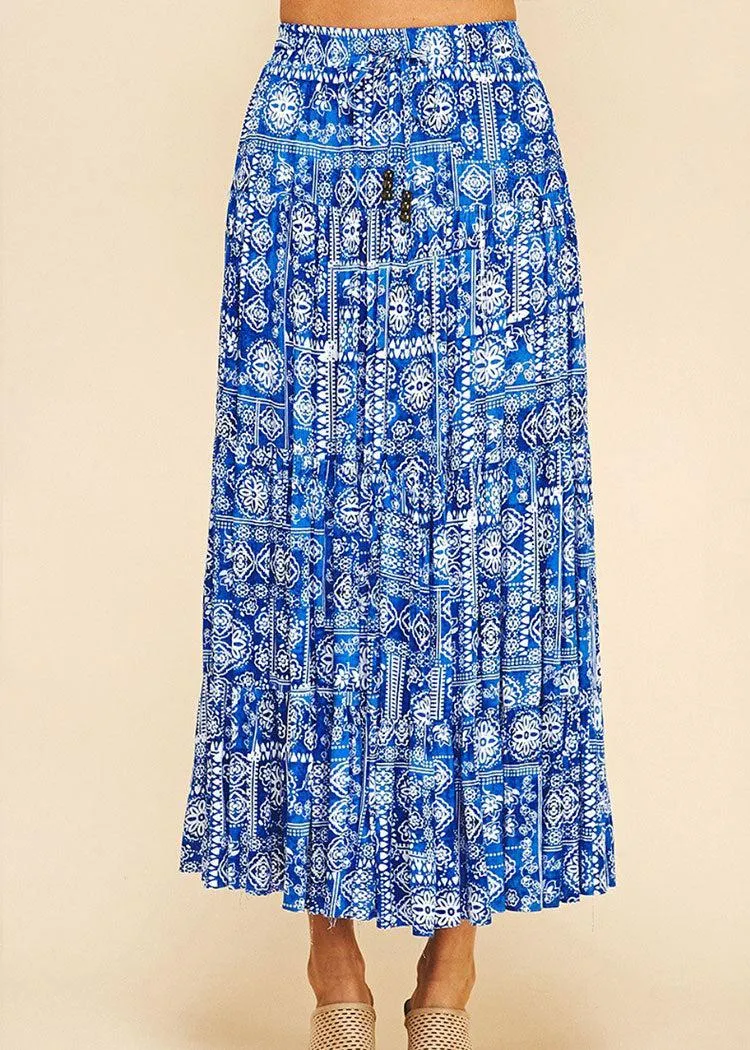 Bora Bora Print Maxi Skirt