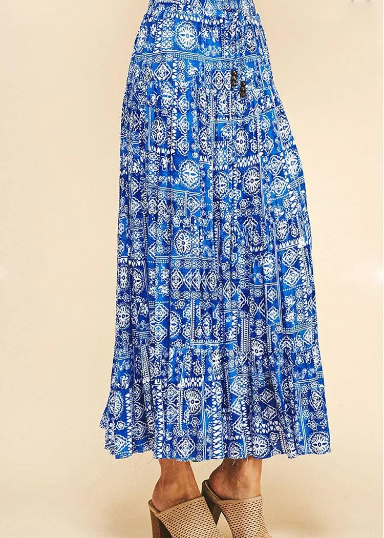 Bora Bora Print Maxi Skirt