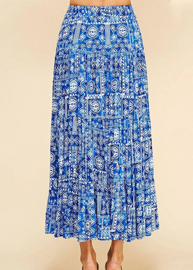 Bora Bora Print Maxi Skirt