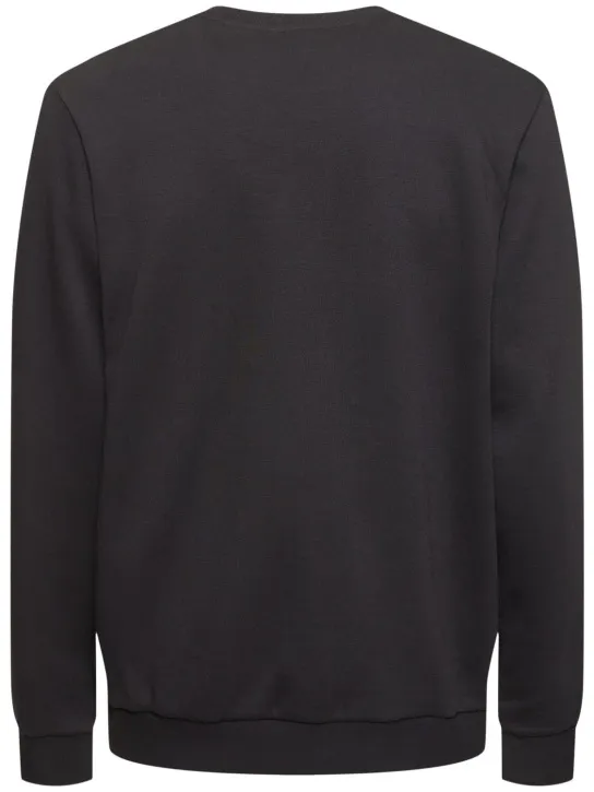 Boss   Sharpe logo stretch cotton sweatshirt 