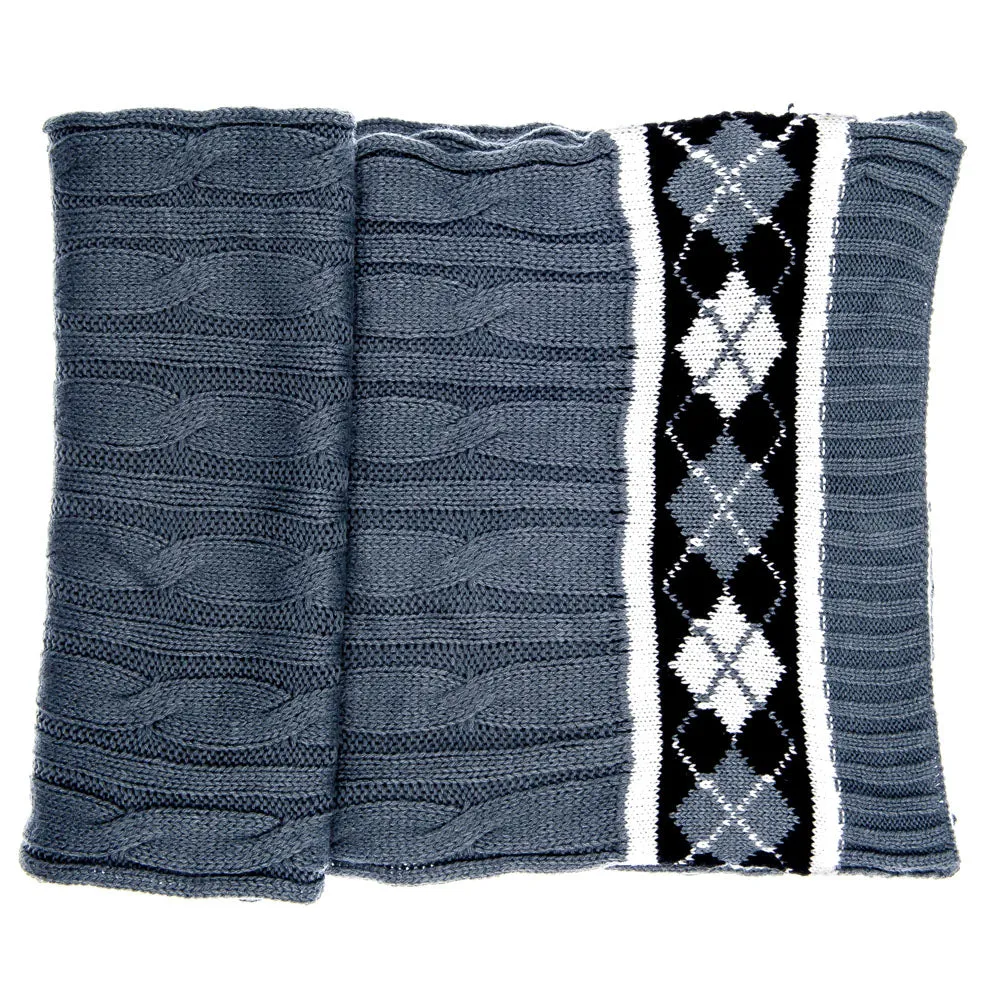 Cable Knit Aristocrat Mens Scarf