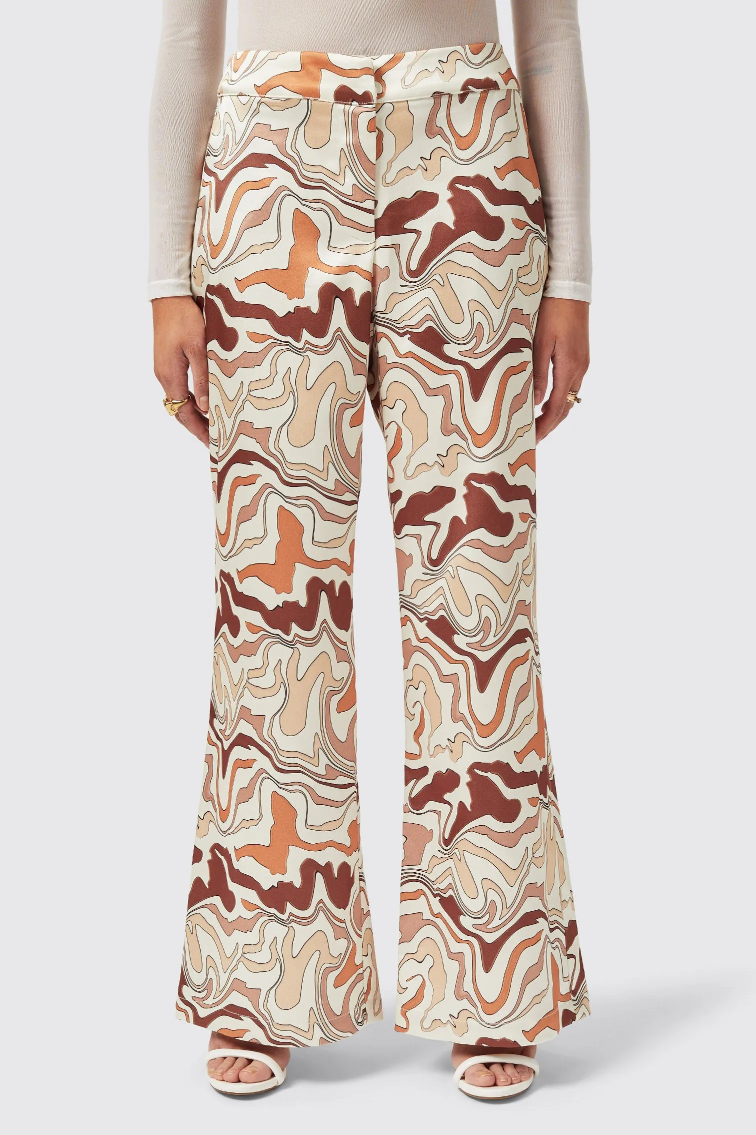 Calthia Slim Fit Neutral Trouser - ARCHIVE