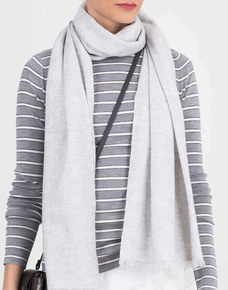 Cashmere Gauze Lame Scarf