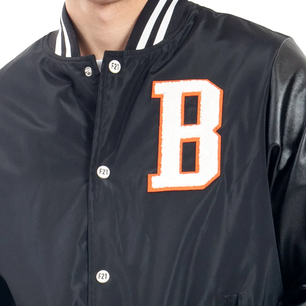 CHAMARRA PARA HOMBRE VARSITY BOMBER FOREVER 21