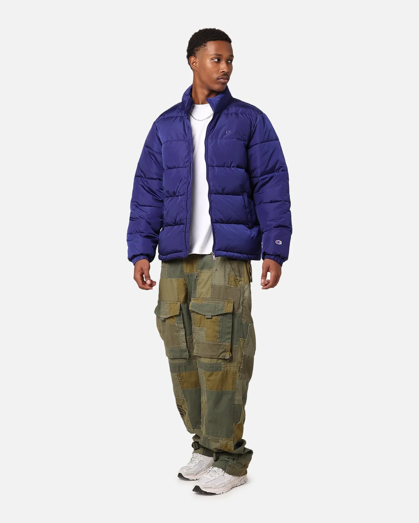 Champion Rochester Padded Puffer Jacket Chaouen Cobalt