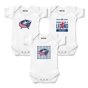 Columbus Blue Jackets 3-Pack Bodysuits