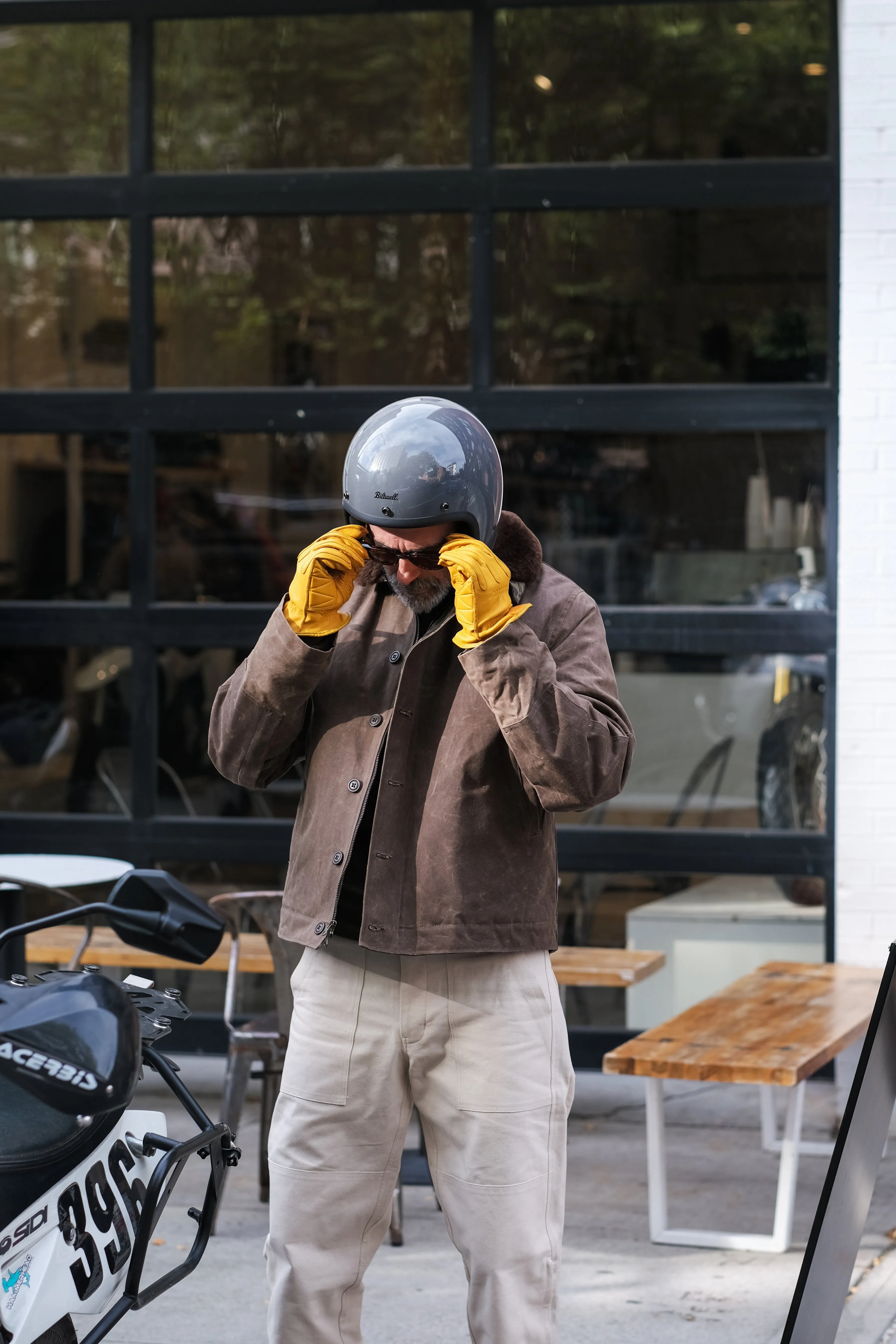 Deck Jacket - Brown Shearling