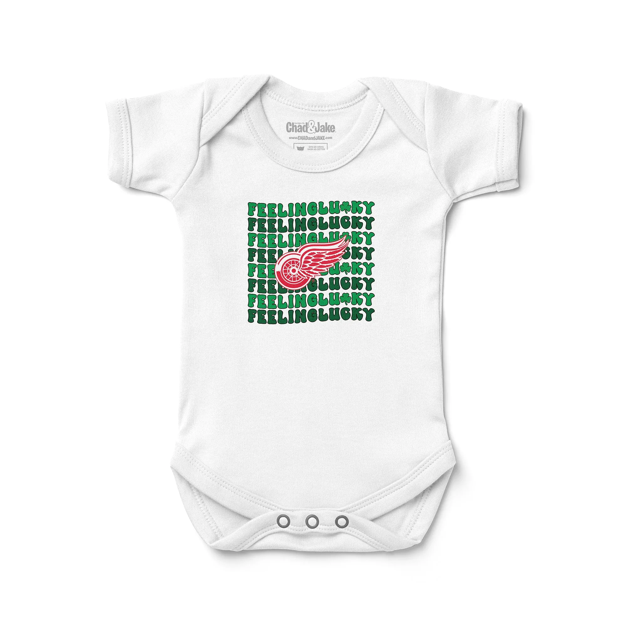 Detroit Red Wings St. Patrick's Day Bodysuit