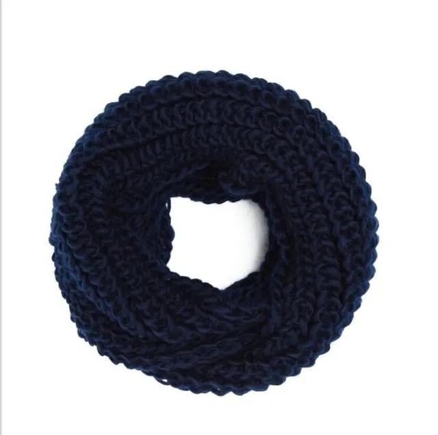 Fashion Collar Knitted Winter Scarf #FS-1