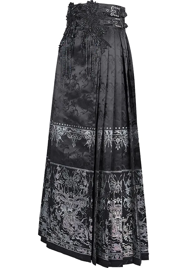 Floral Onyx | MAXI SKIRT