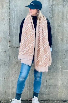 Geo Scarf | Beiges