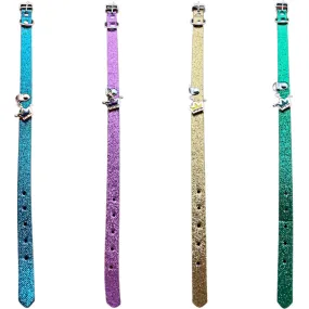 Glitter Dog Collar With Crown 4 Pack