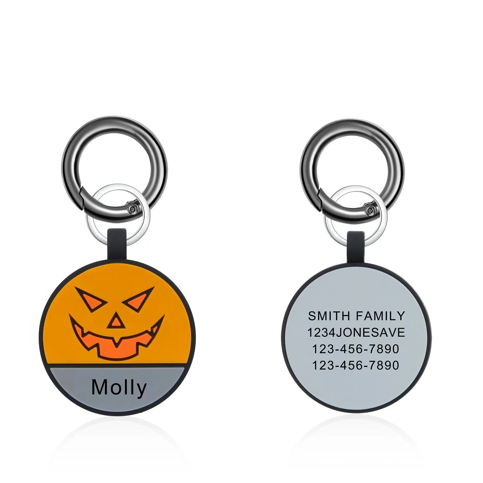 Halloween special Custom Dog Tag with Customized Information