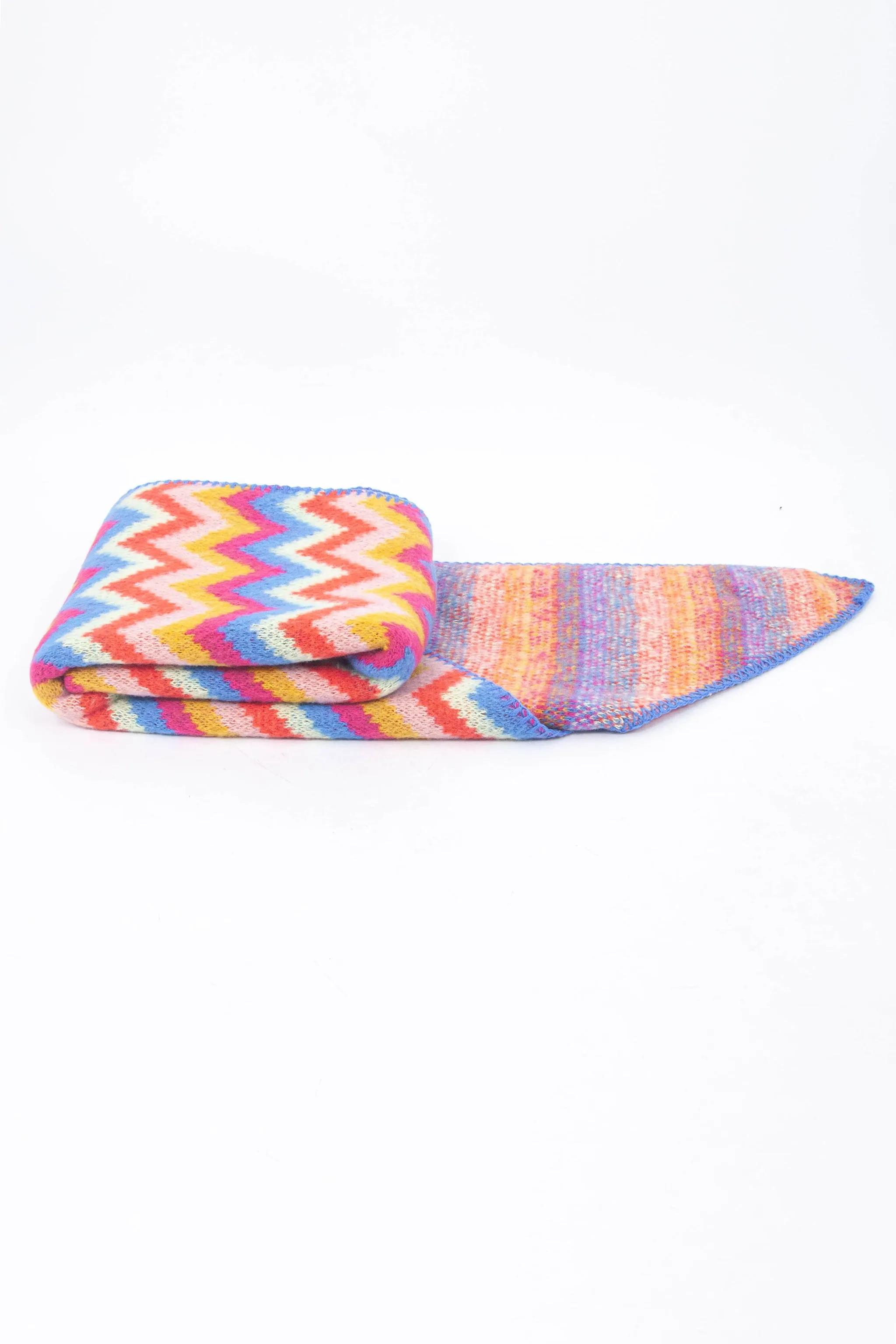 Honor Heavyweight Scarf - Multi, Zig Zag