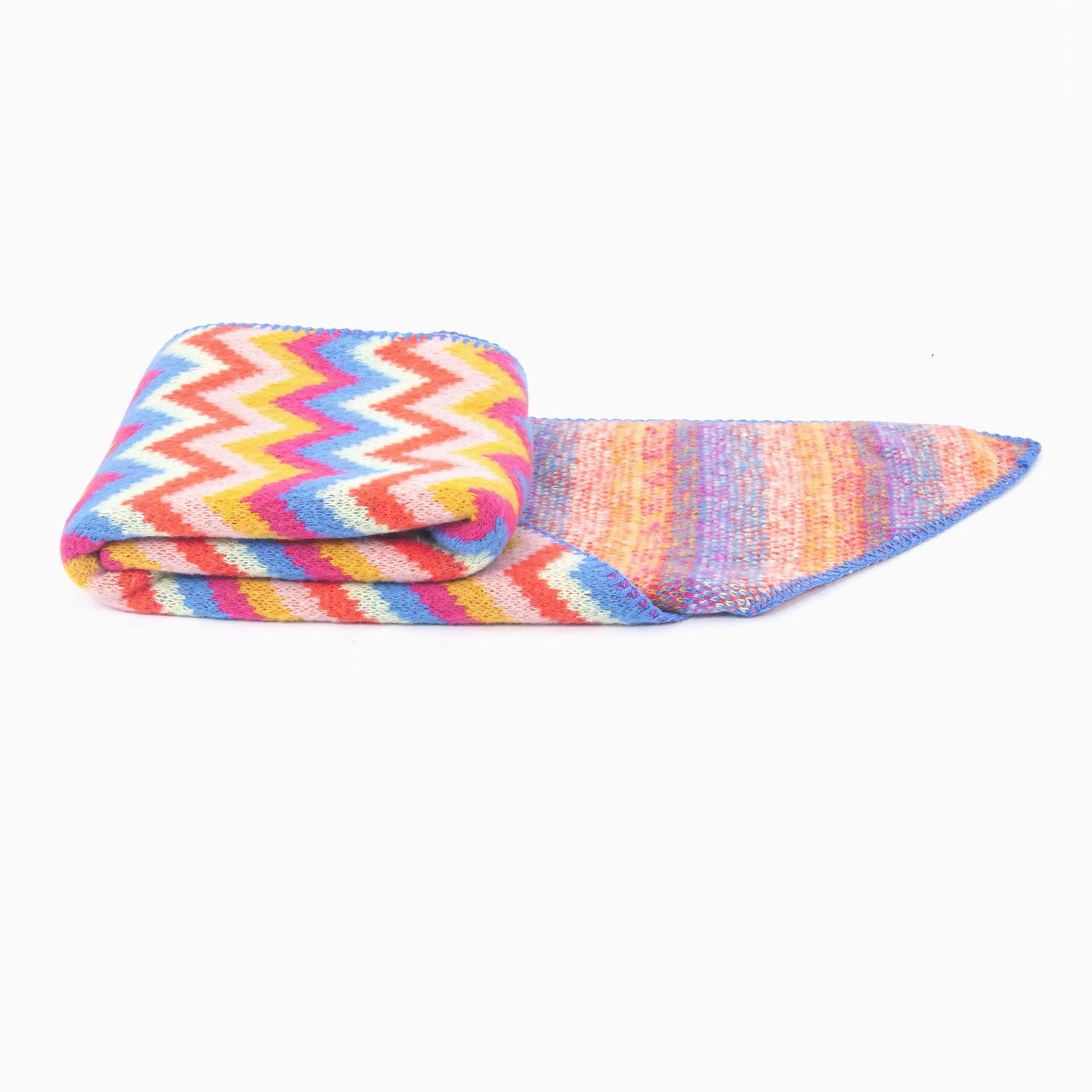 Honor Heavyweight Scarf - Multi, Zig Zag