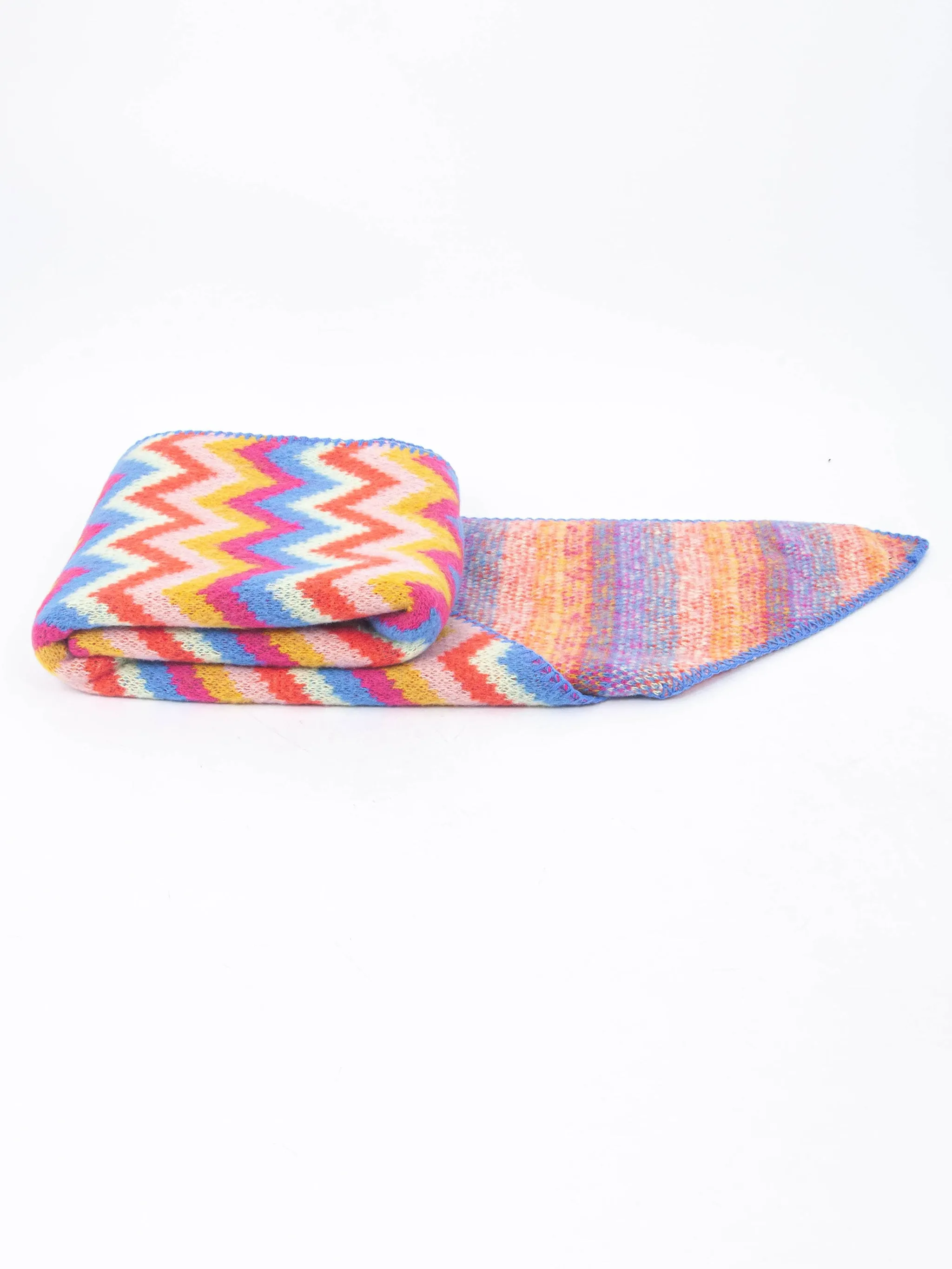 Honor Heavyweight Scarf - Multi, Zig Zag