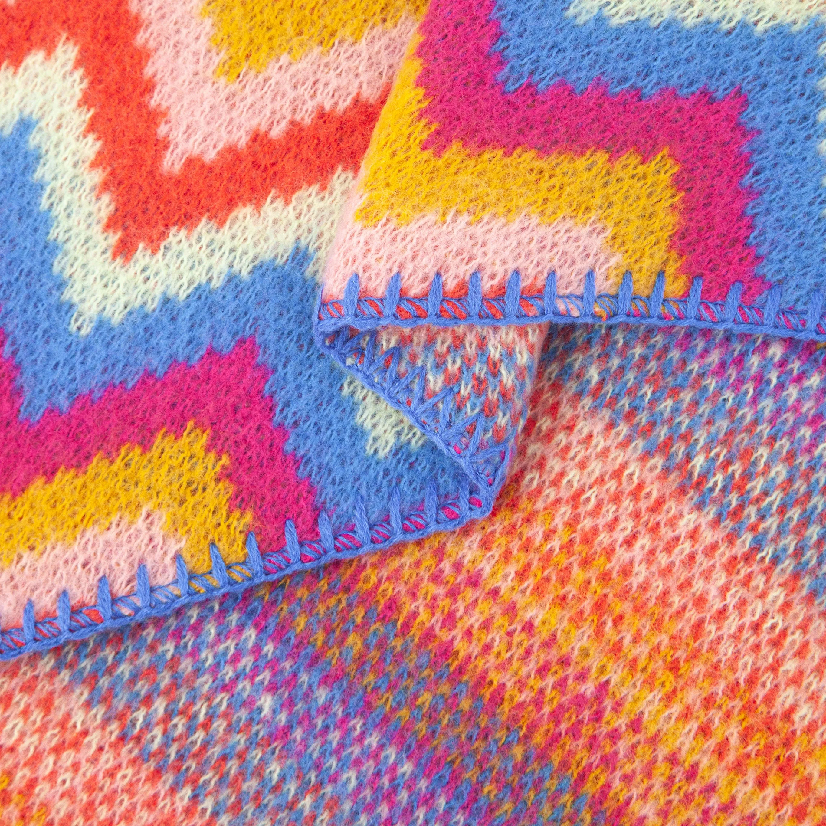 Honor Heavyweight Scarf - Multi, Zig Zag