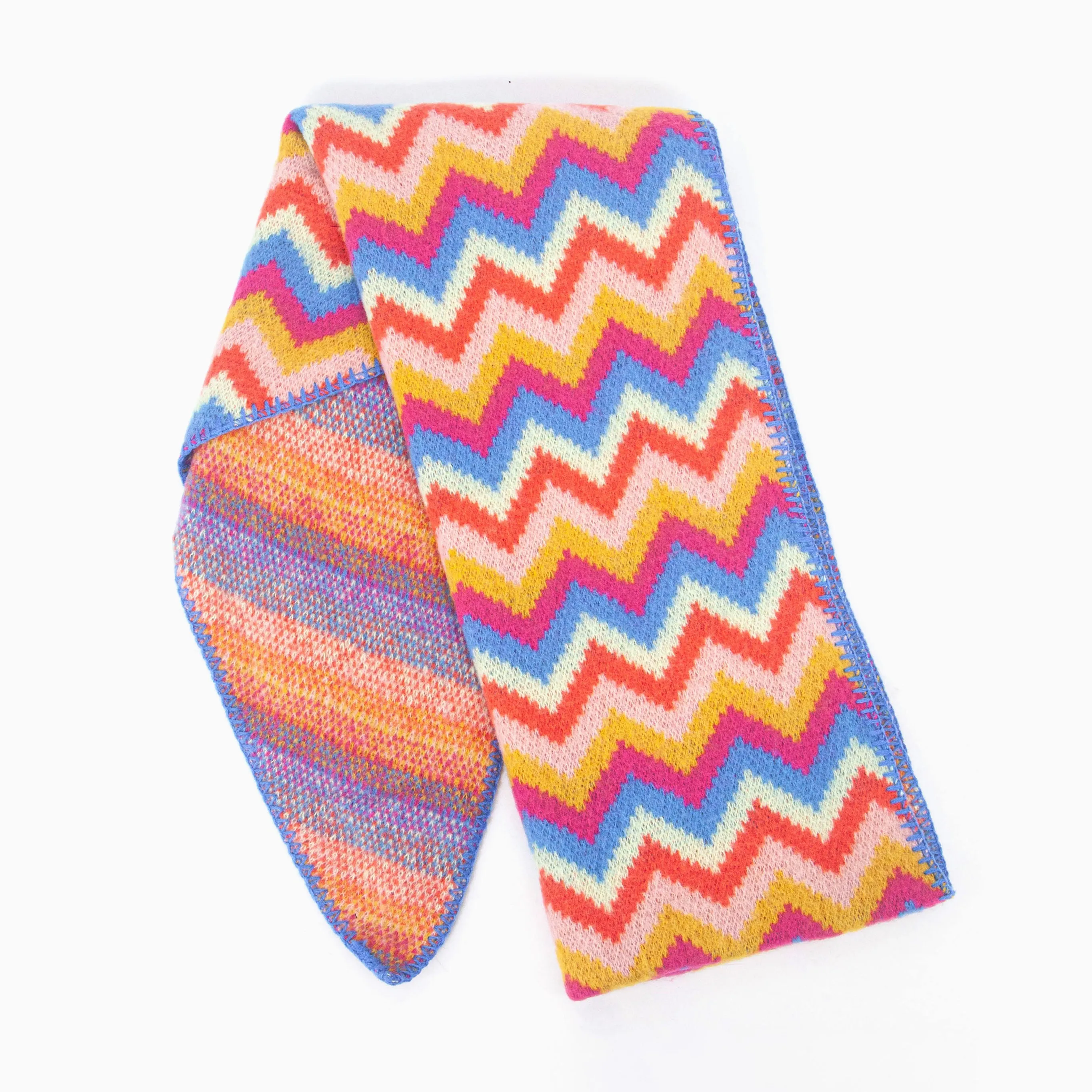 Honor Heavyweight Scarf - Multi, Zig Zag