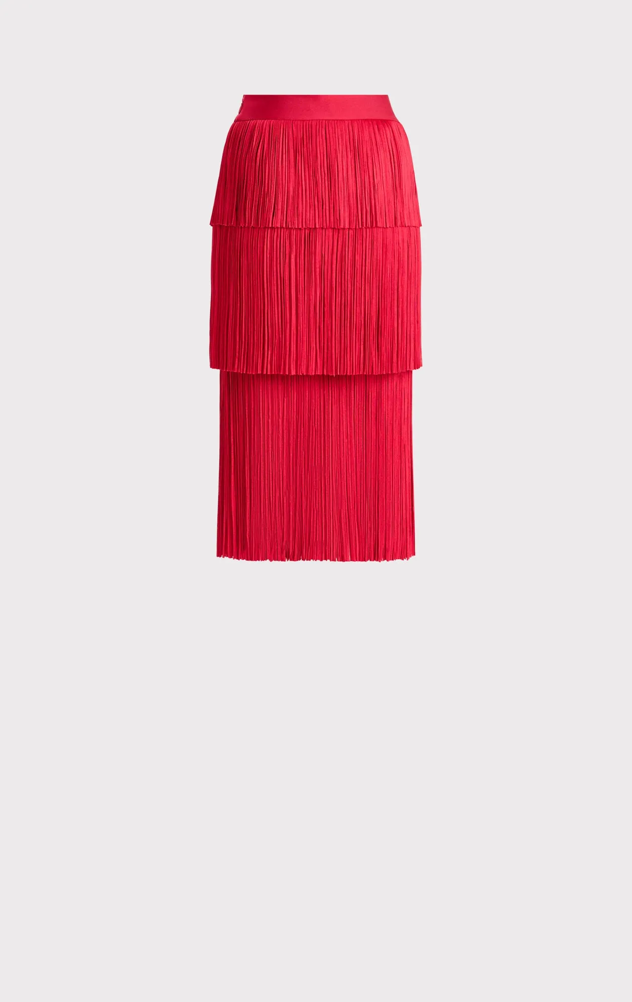 ICON LAYERED FRINGE MIDI SKIRT