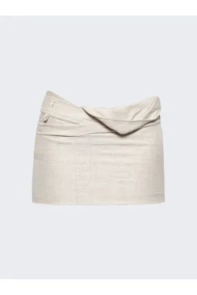 JACQUEMUS | La Mini Jupe Bahia Skirt - Neutral