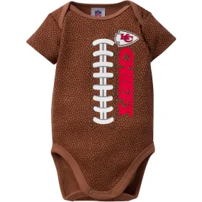 Kansas City Chiefs Baby Short Sleeve Football Bodysuit