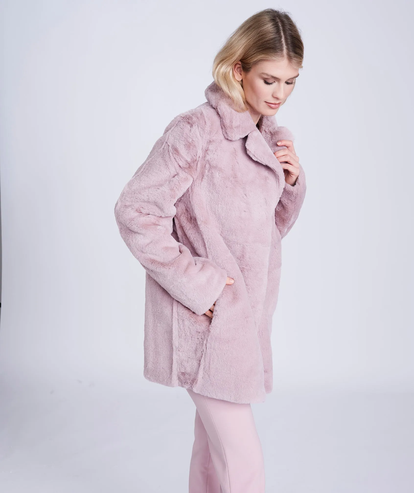 Kennedy Coat - Dusty Pink