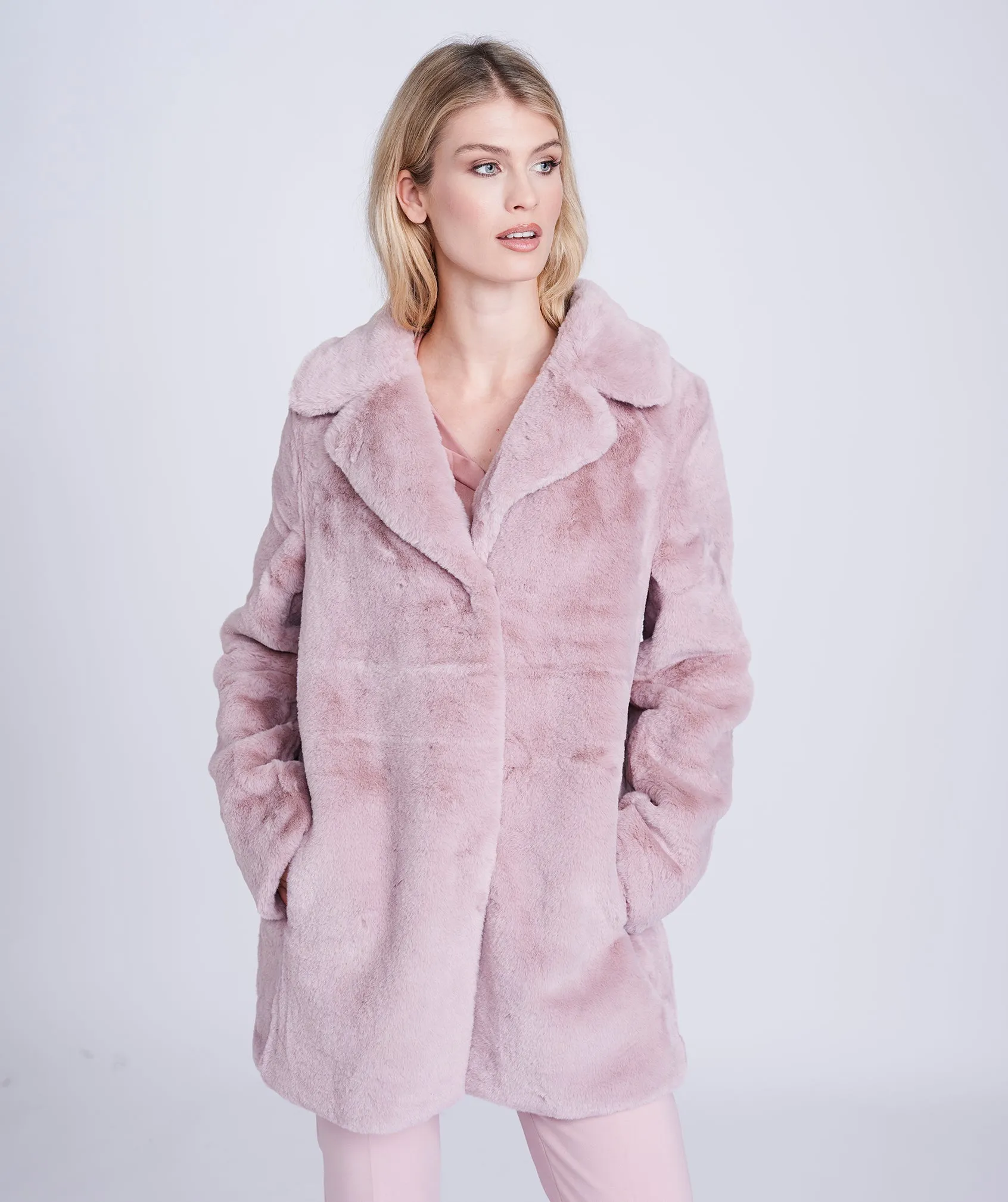 Kennedy Coat - Dusty Pink