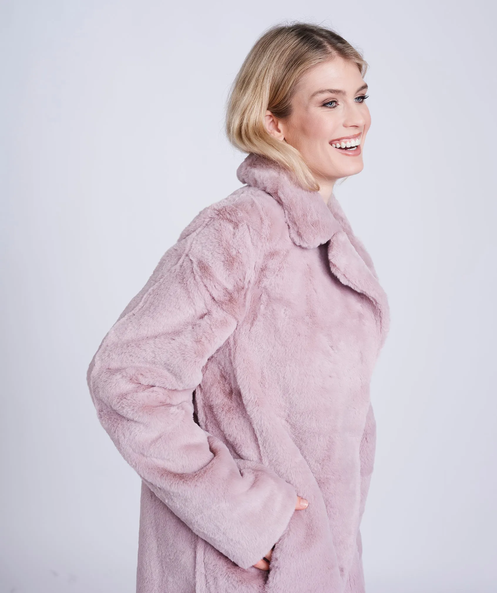 Kennedy Coat - Dusty Pink