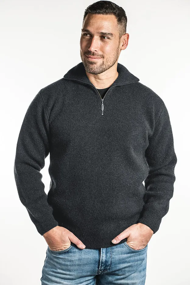 Koru Zip Collar Jumper