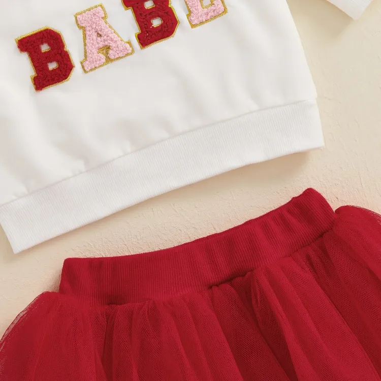 Love Babe Tulle Skirt Toddler Set