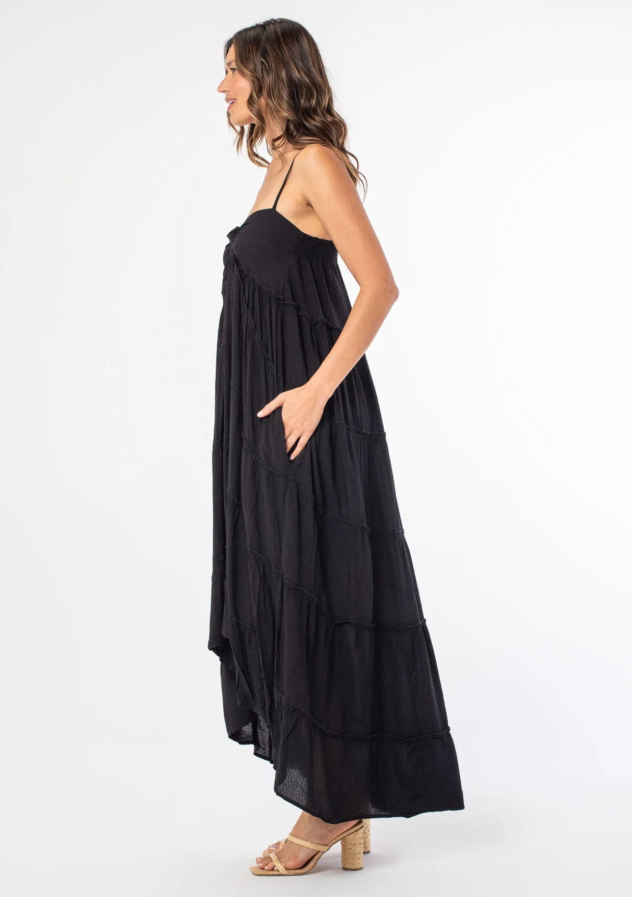 Low Tide Tiered Maxi Dress