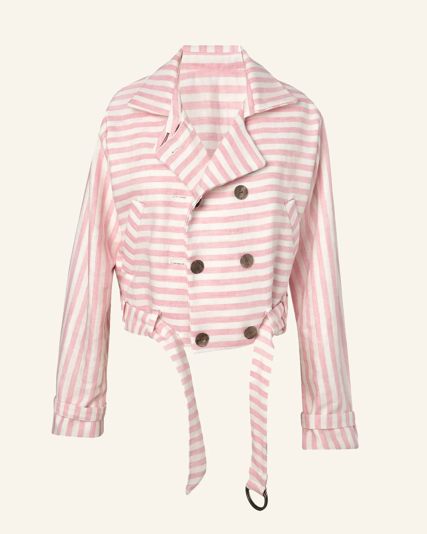 Marina Pink Stripe Jacket