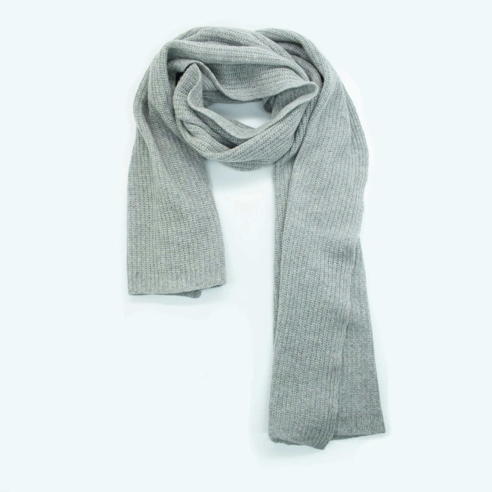 Men'S Cashmere Ribbed Wrap